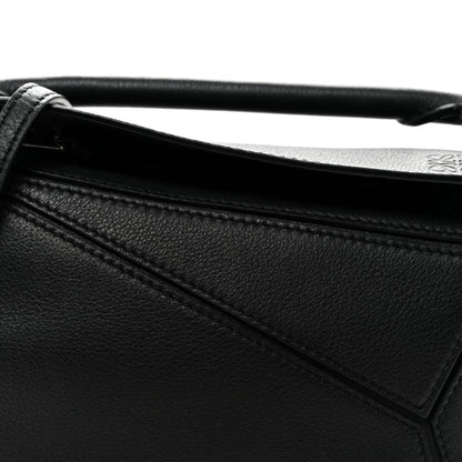 Loewe Calfskin Mini Puzzle Bag Black 7 of 9