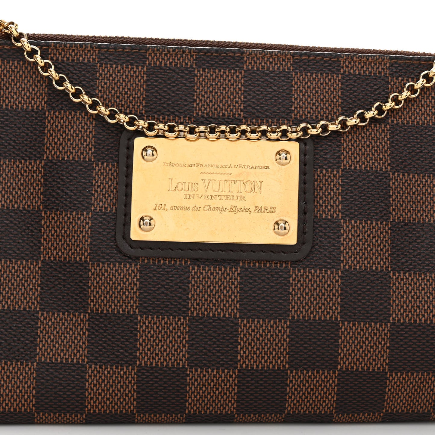 Damier Ebene Eva Clutch