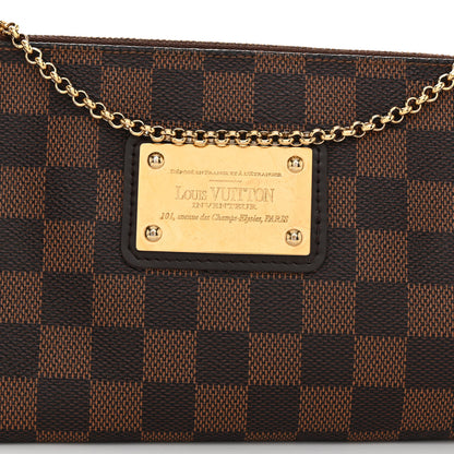 Louis Vuitton Damier Ebene Eva Clutch 6 of 8