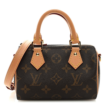 Louis Vuitton Monogram Nano Speedy Bandouliere 1 of 8