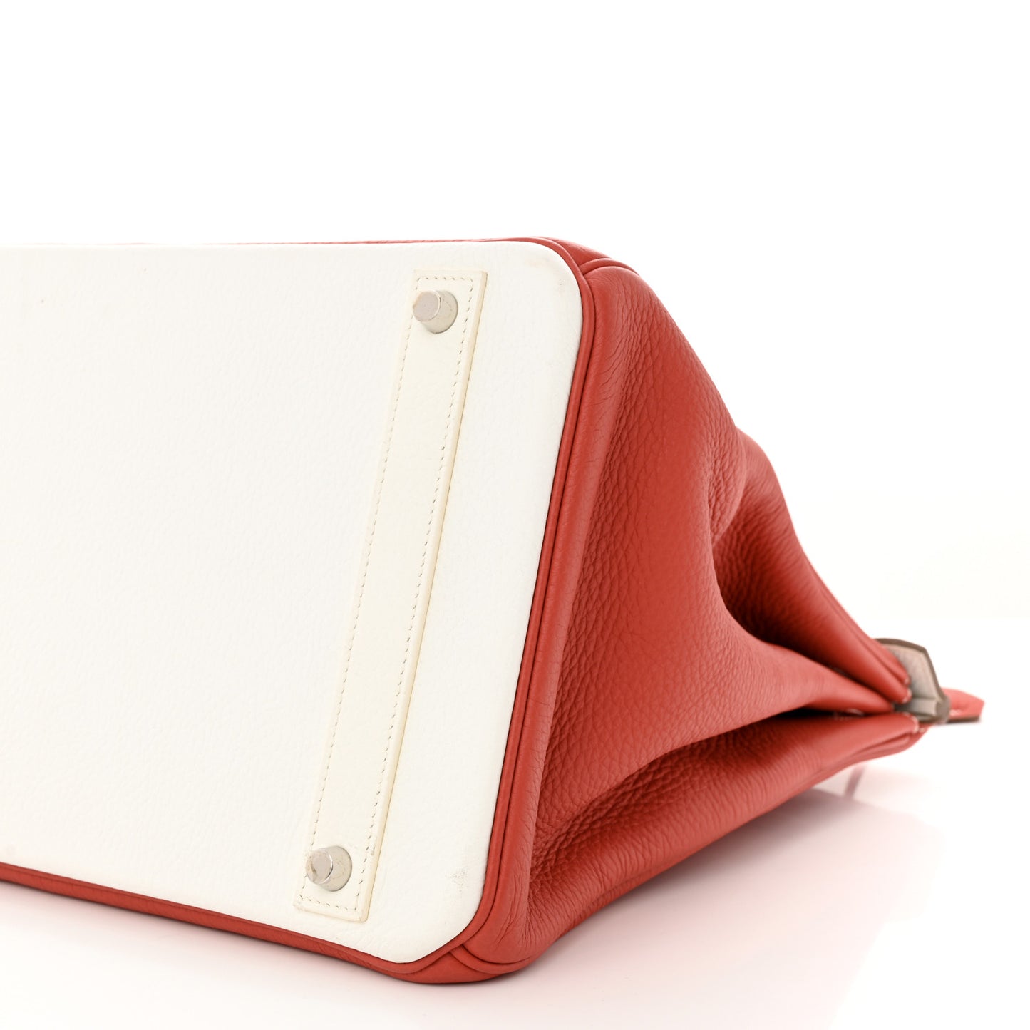 Togo Casaque Birkin 40 Sanguine White
