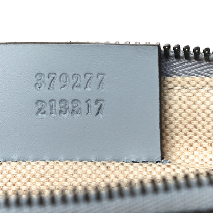 Gucci Canvas Flora Knight Zip Pouch Dusty Blue 7 of 10