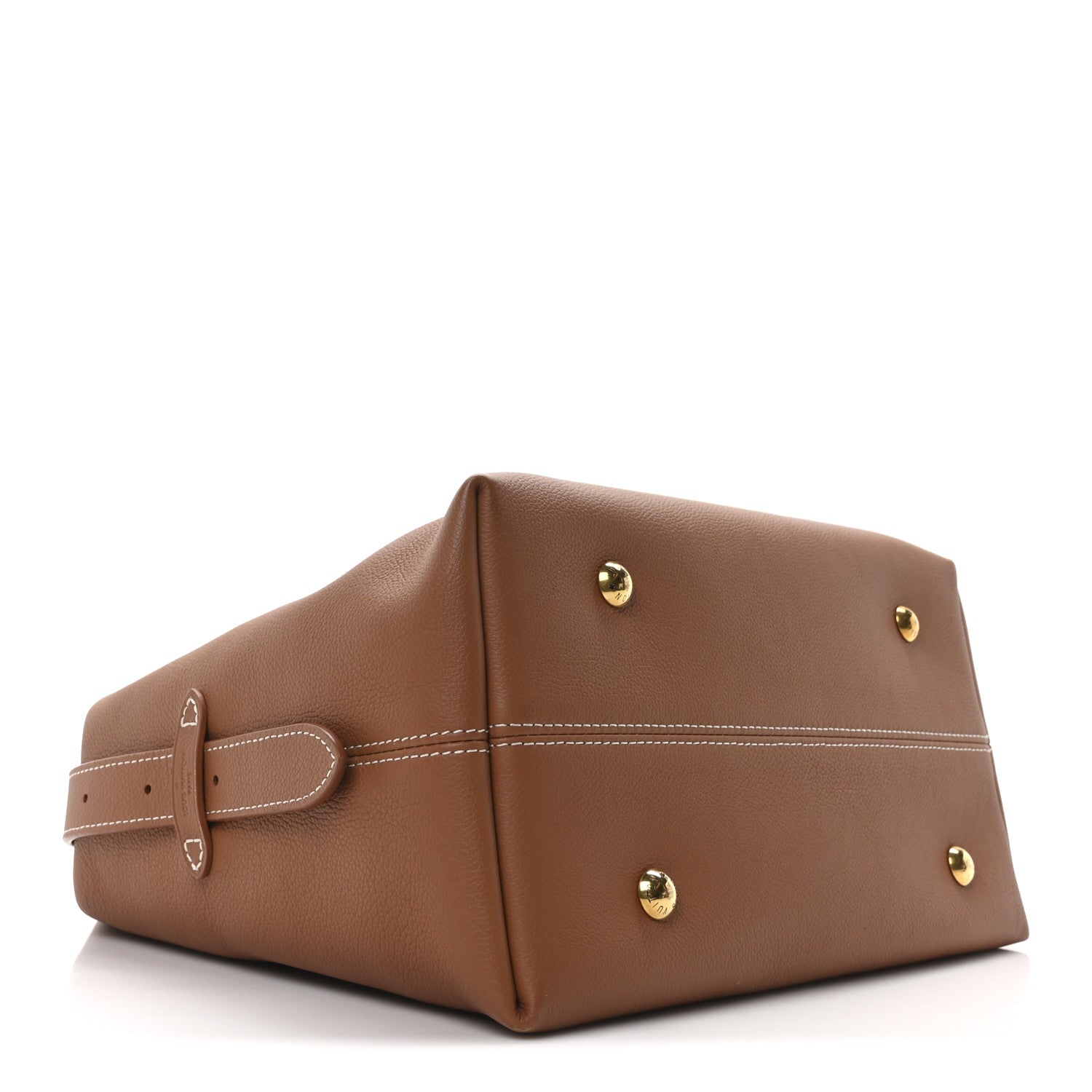 Louis Vuitton Grained Calfskin Low Key Hobo MM Cognac 8 of 11