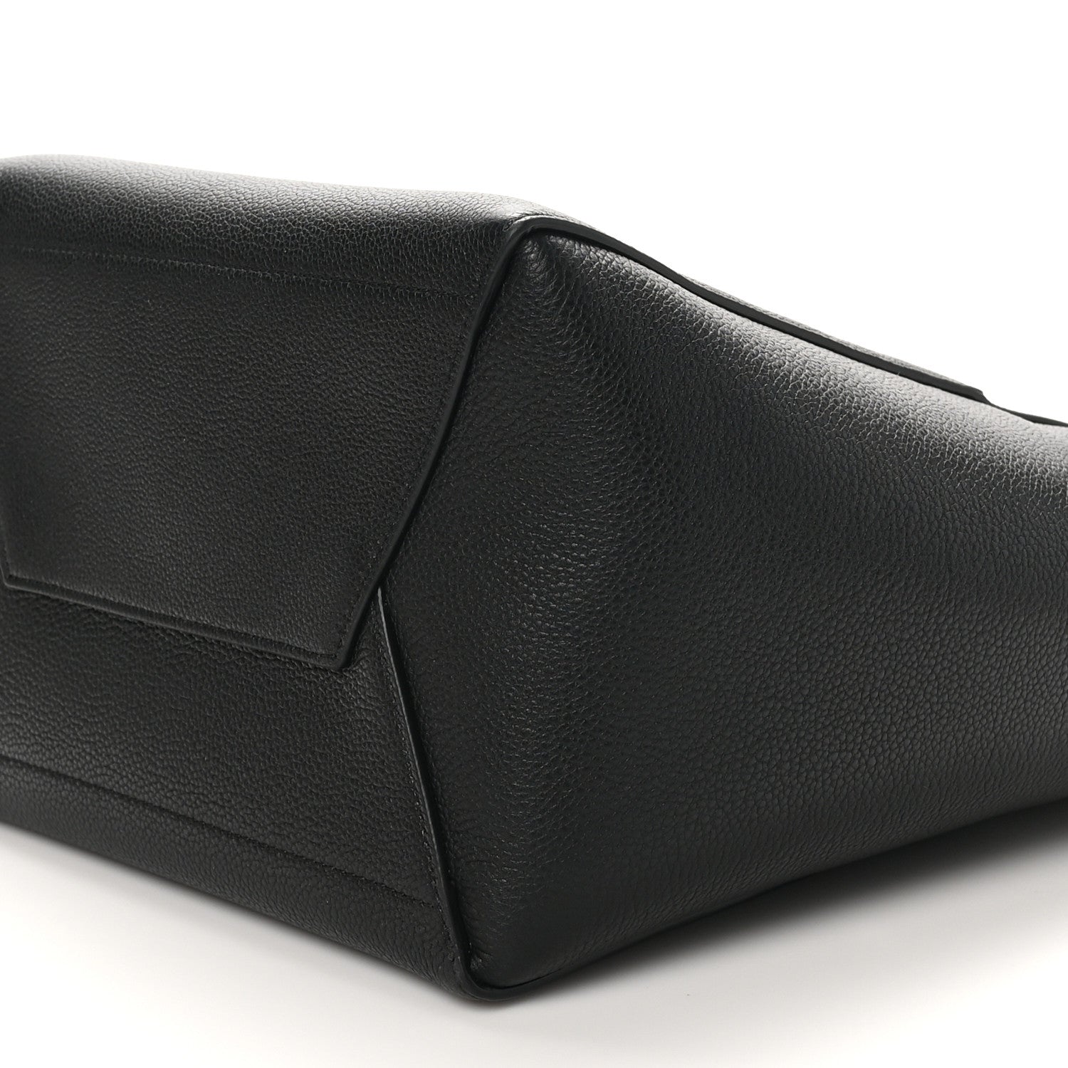 Celine Soft Grained Calfskin Sangle Bucket Bag Black 9 of 9