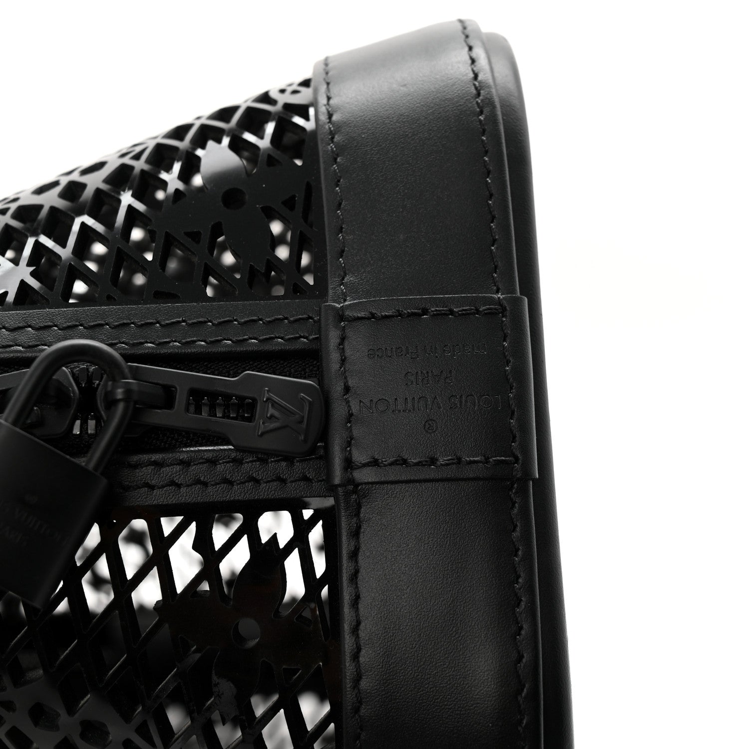 Louis Vuitton Patent Calfskin Laced Monogram Alma PM Black 6 of 9