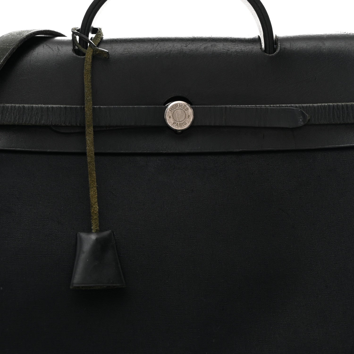 Hermes Toile Vache Hunter Herbag Zip 39 MM Black 8 of 12