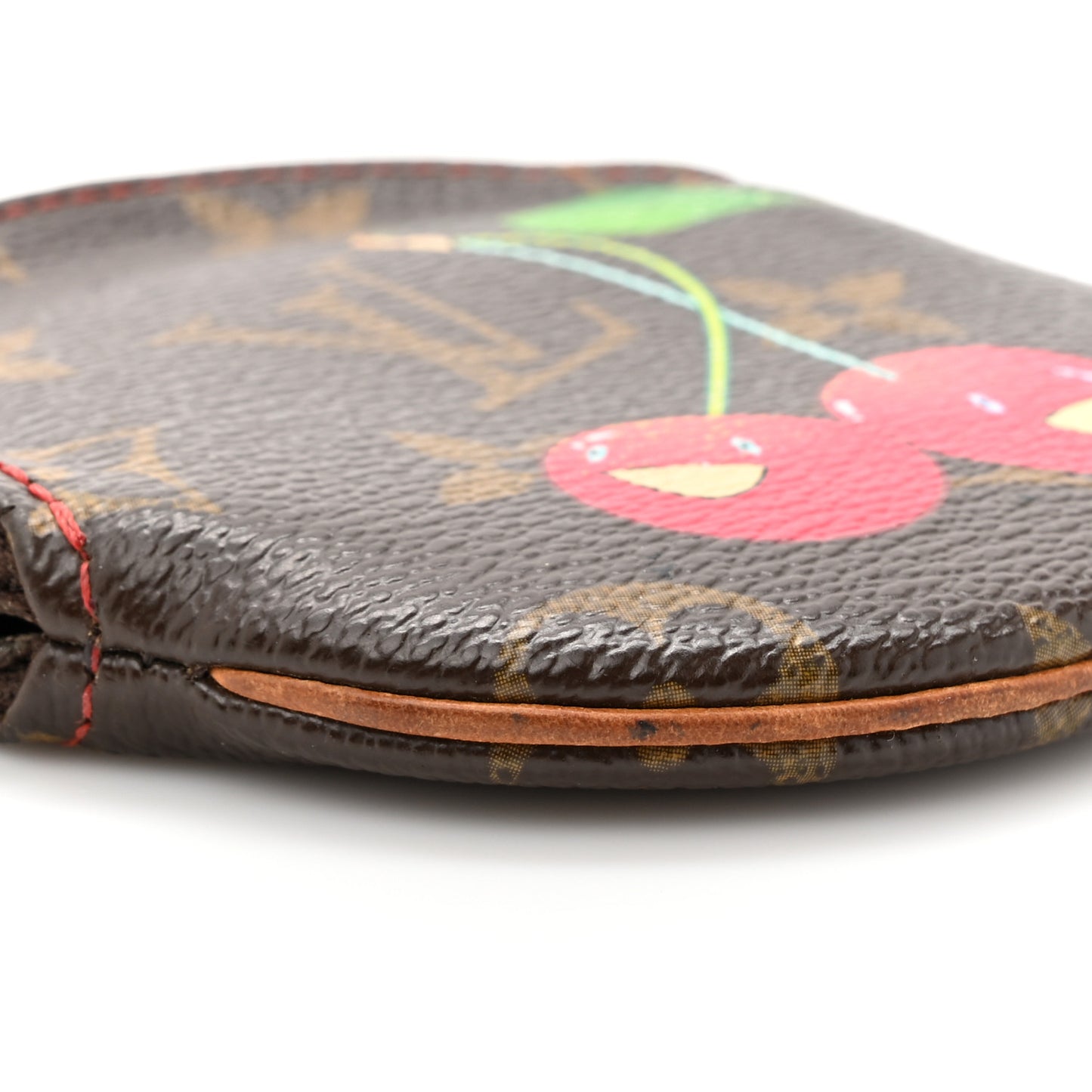 Monogram Cerises Round Coin Purse