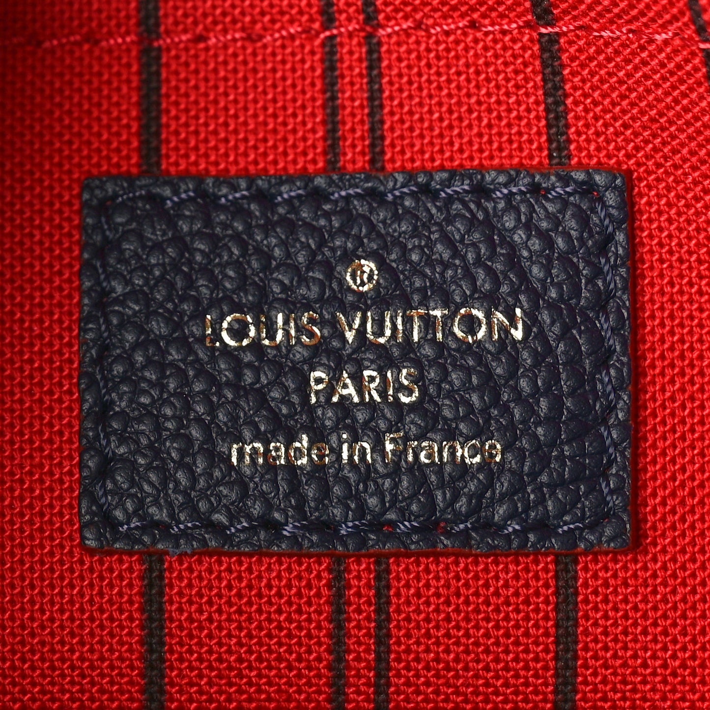 Empreinte Montaigne MM Marine Rouge