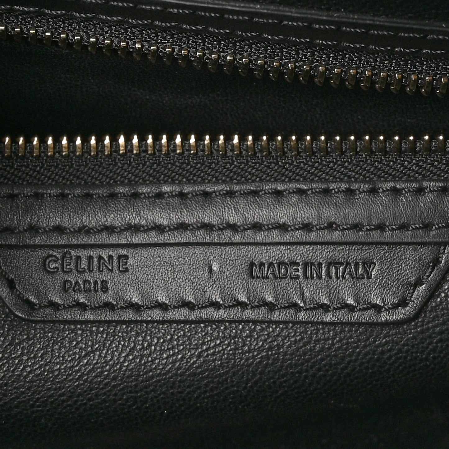 Smooth Calfskin Shearling Bi-Color Mini Luggage Black Green