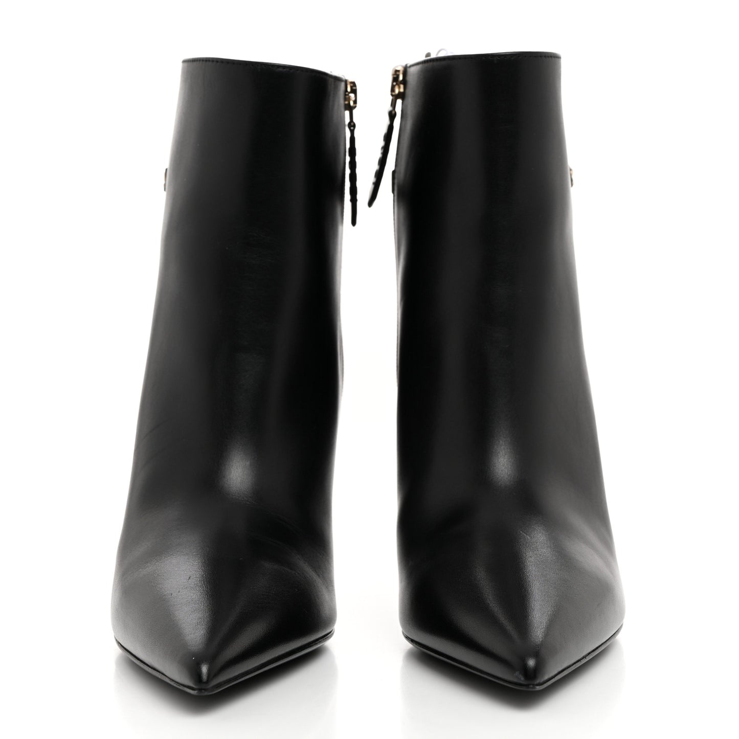 Calfskin Signoria Ankle Boots 37.5 Black