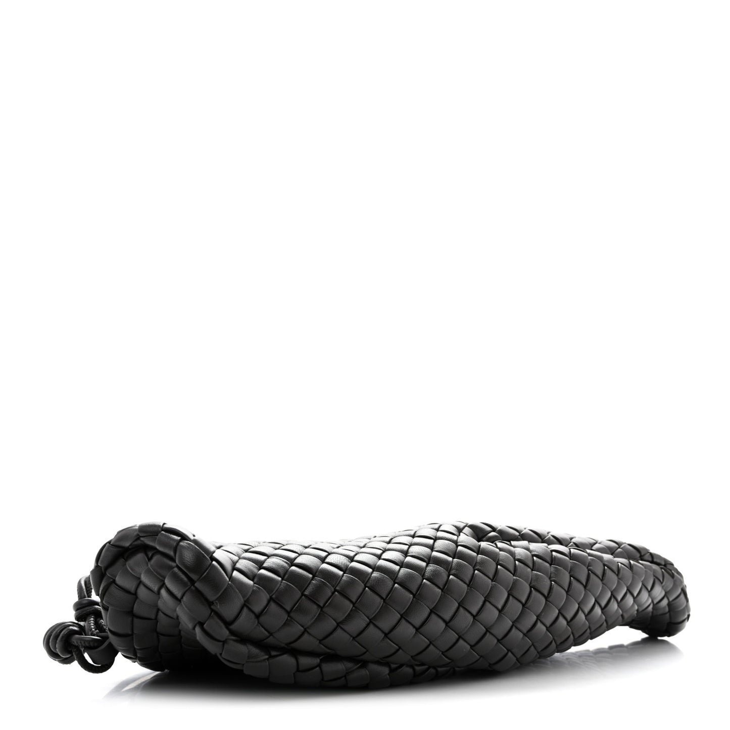 Nappa Intrecciato Padded Vongola Clutch Espresso