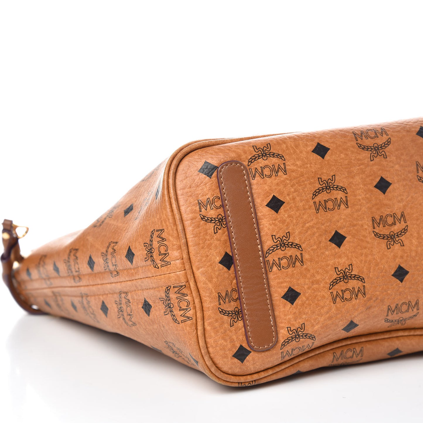 Visetos Medium Liz Reversible Shopper Tote Cognac