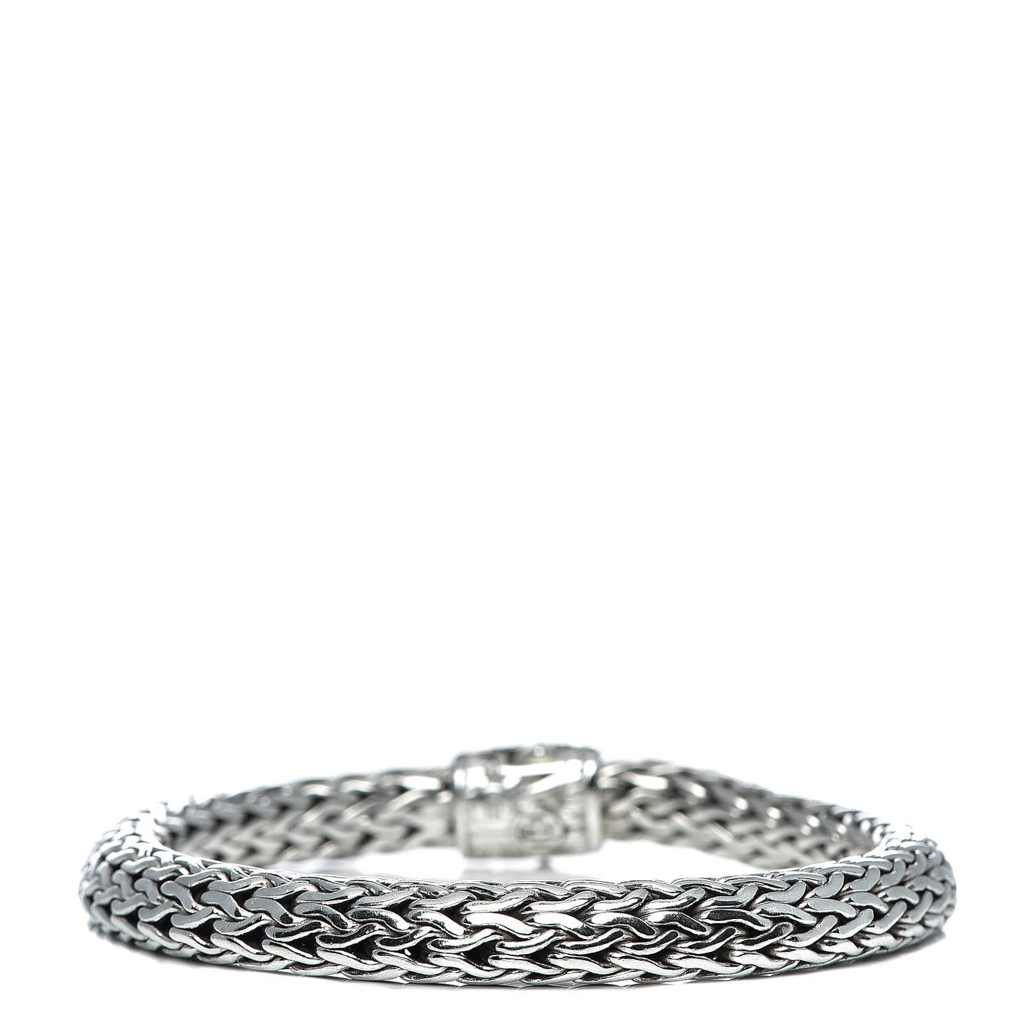 Sterling Silver Diamond 7.5mm Classic Chain Bracelet