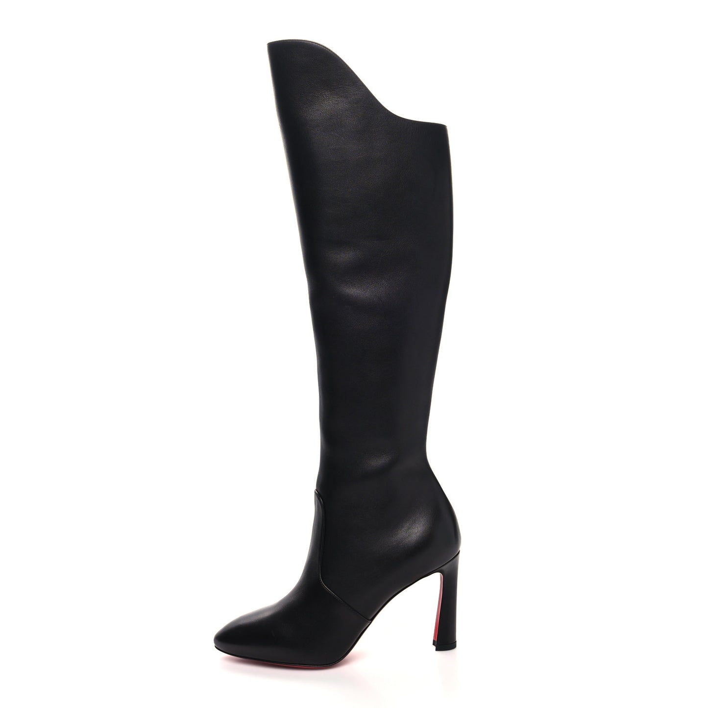 Calfskin Eleonor Botta 85 Tall Boots 38 Black