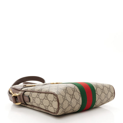 Gucci GG Supreme Monogram Web Small Ophidia Messenger Bag Brown 4 of 12