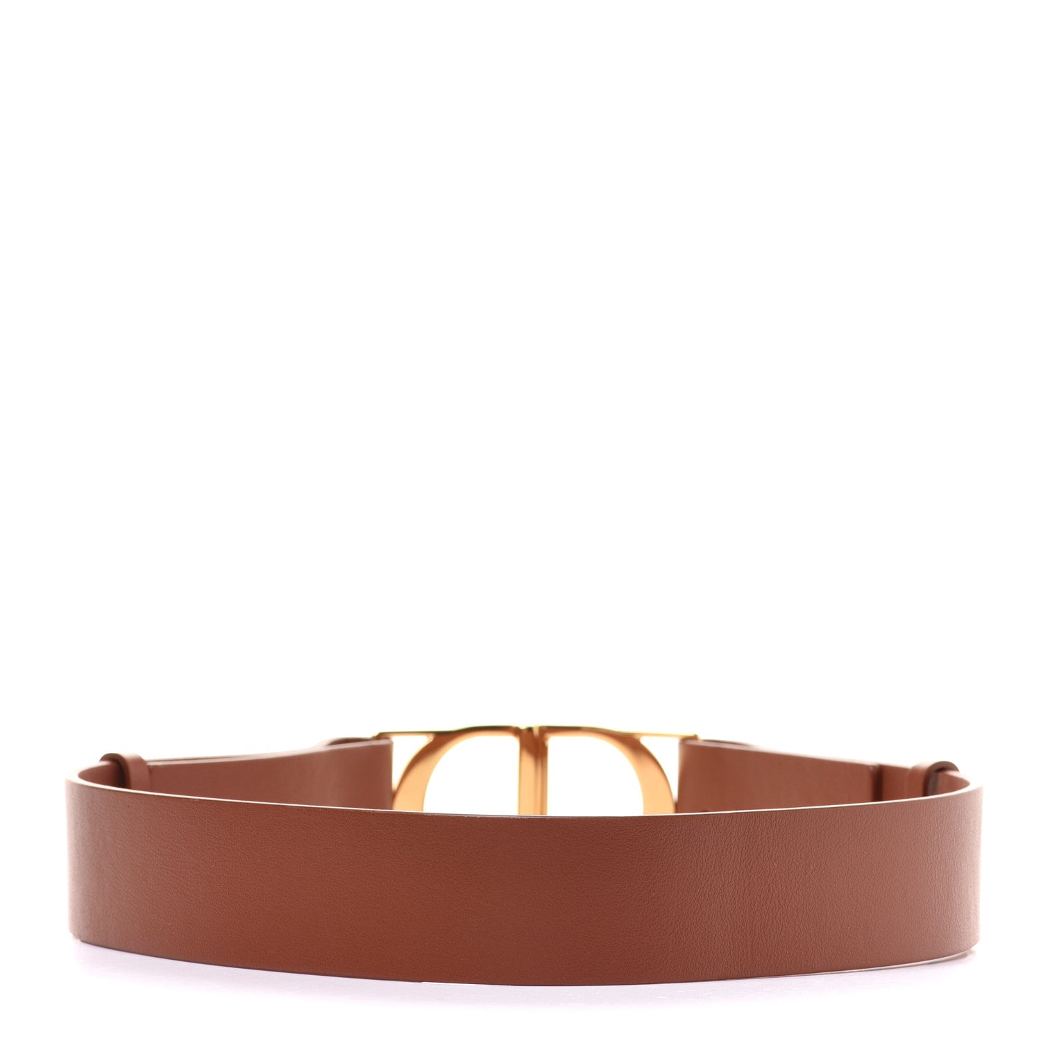 Christian Dior Calfskin 30 Montaigne Belt 75 Brown 2 of 4