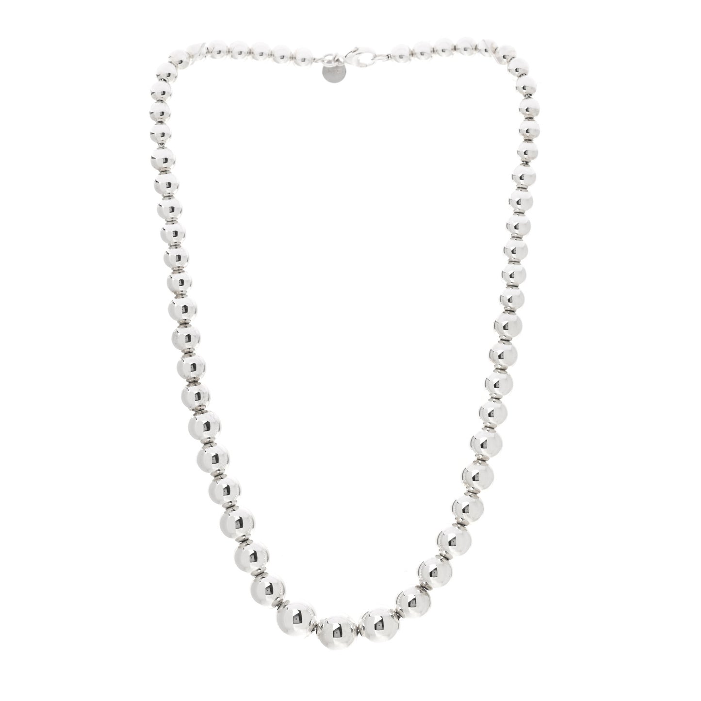 Sterling Silver HardWear Graduated Ball Necklace