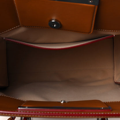 Alexander McQueen Canvas The Tall Story Shoulder Bag Natural Tan 5 of 7