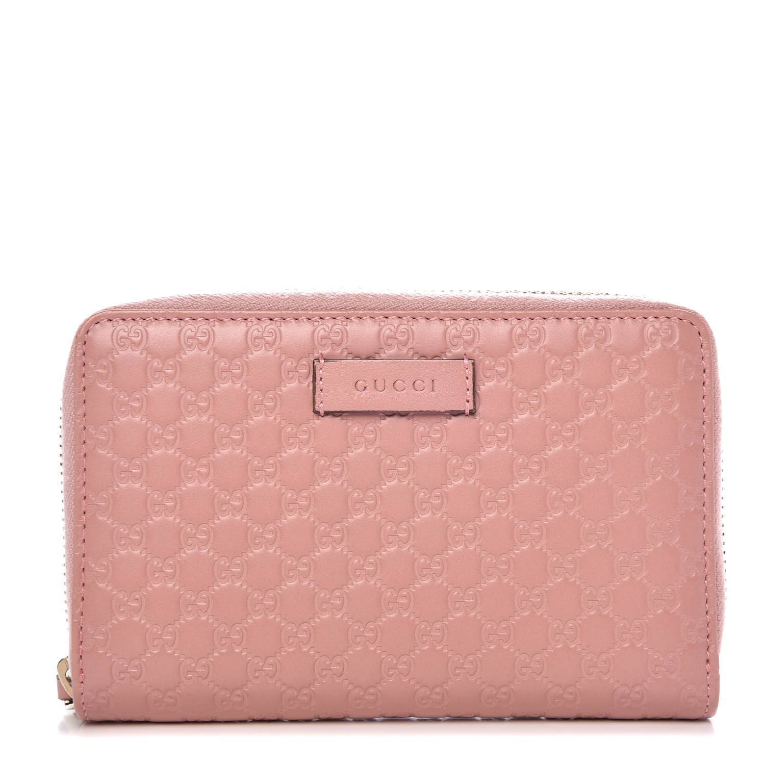 Gucci Soft Microguccissima Zip Around Organizer Wallet Soft Pink 1 of 8