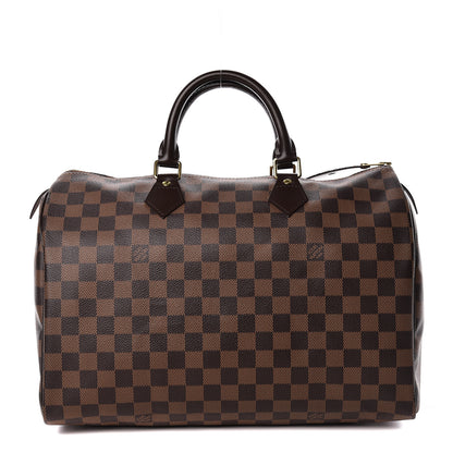 Louis Vuitton Damier Ebene Speedy 35 1 of 10