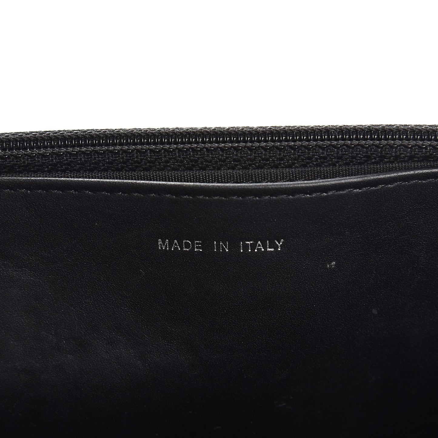 Patent Quilted Brilliant Wallet On Chain WOC Black