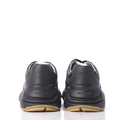 Gucci X MLB Calfskin LA Dodgers Mens Rhyton Sneakers 9 Black 7 of 12