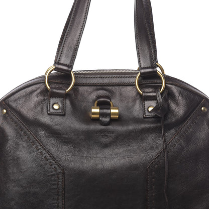 Saint Laurent Calfskin Oversized Muse Brown 13 of 19