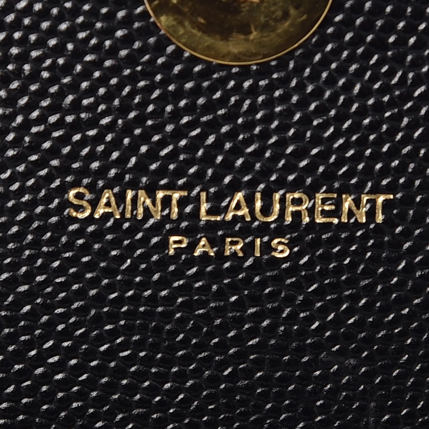 Saint Laurent Grain De Poudre Small Monogram Kate Satchel Black 8 of 9
