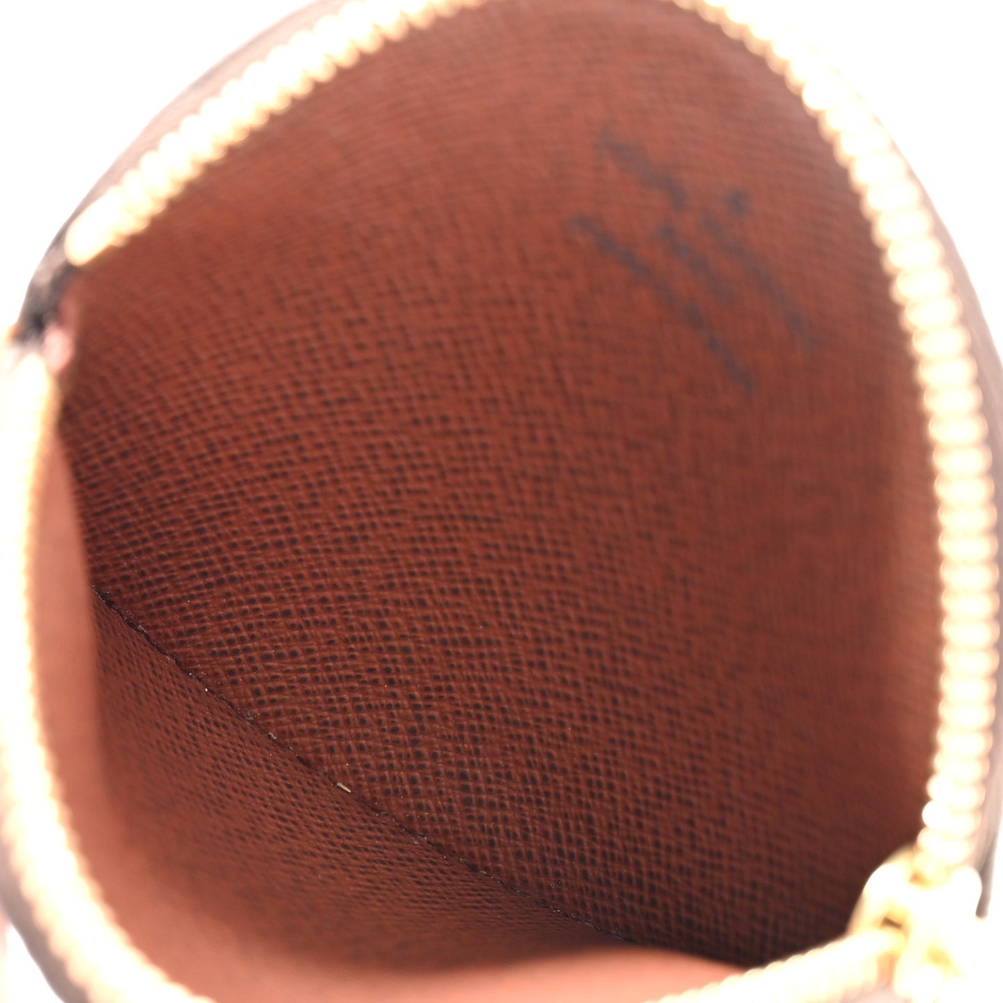 Monogram Round Coin Purse