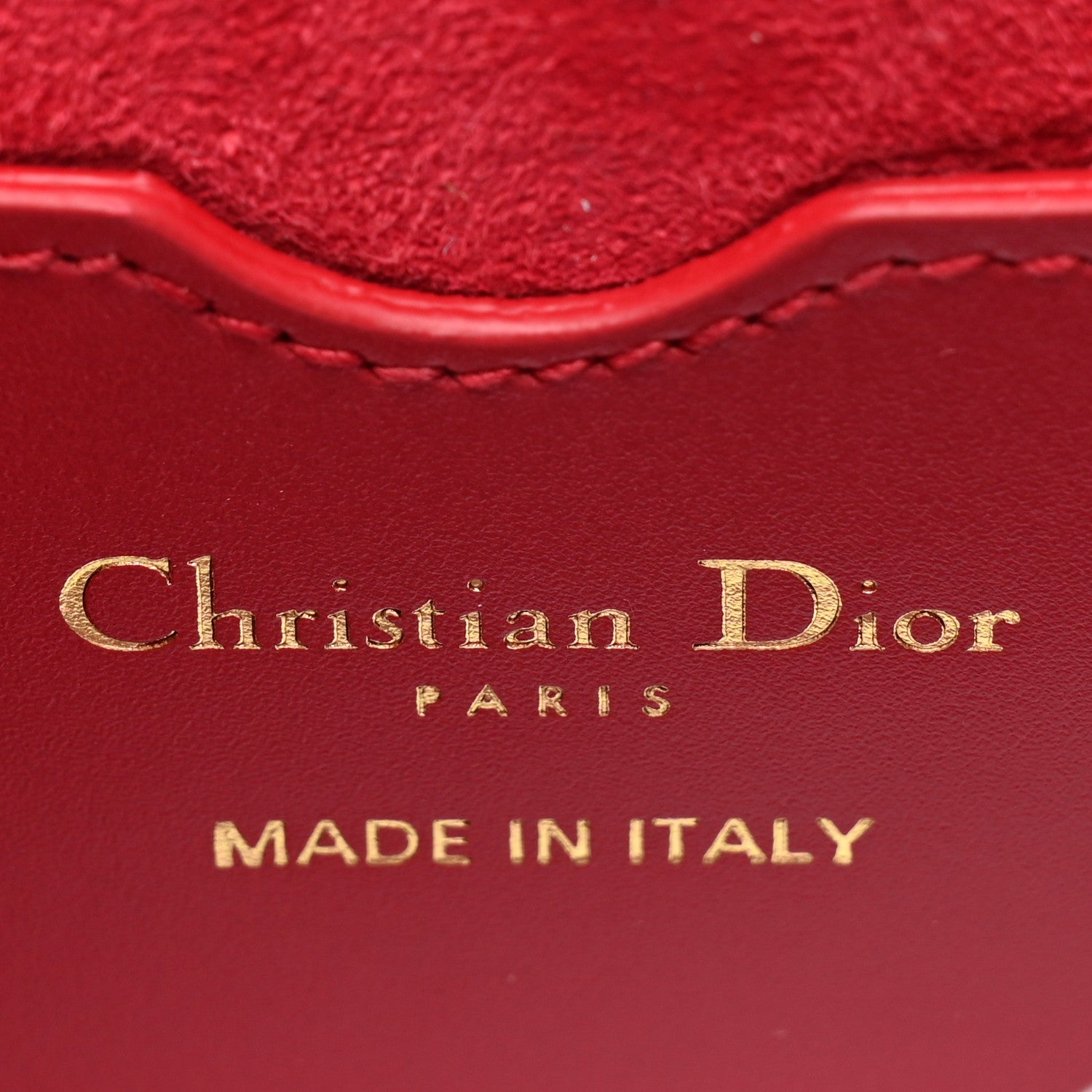 Christian Dior Box Calfskin Small Bobby Flap Red 6 of 10