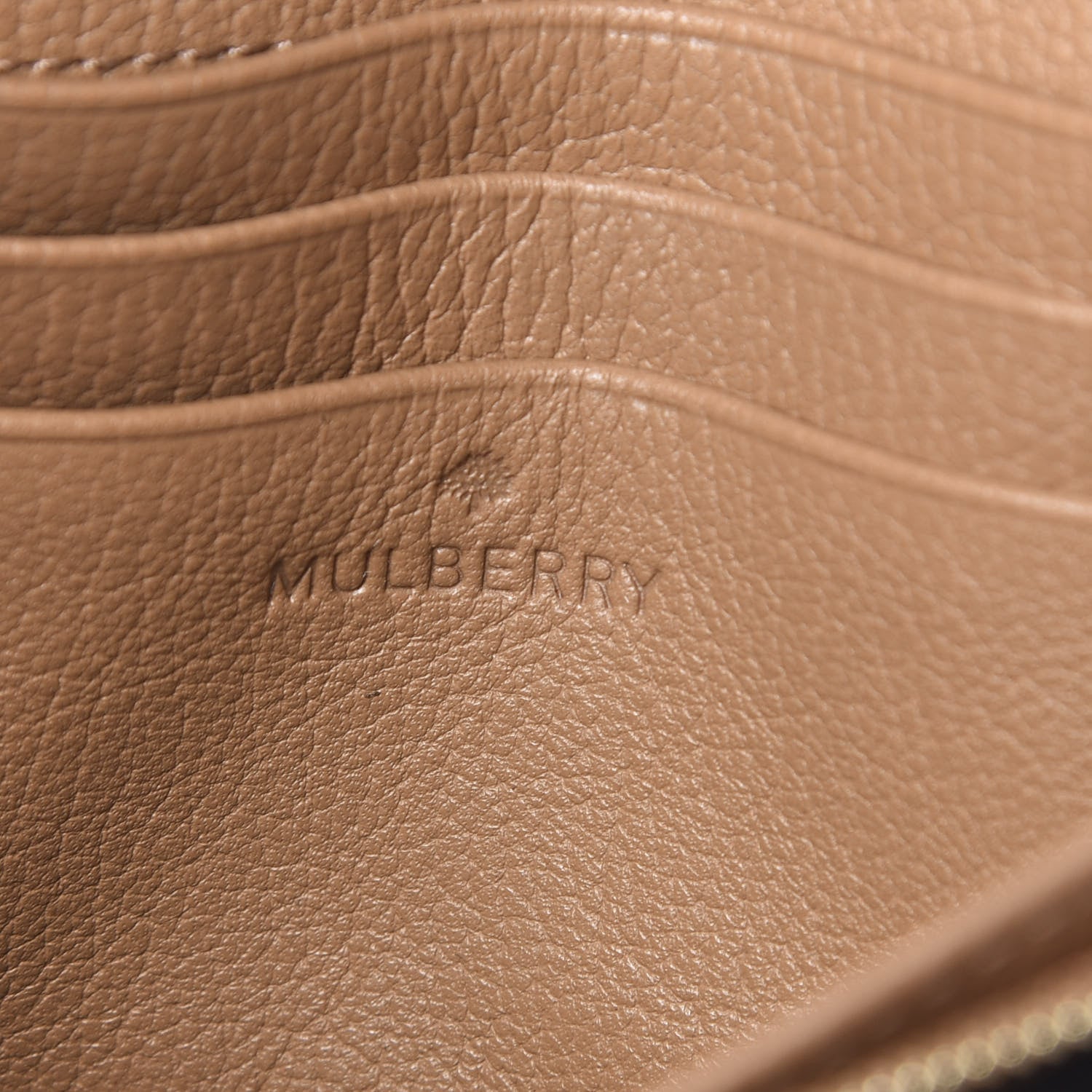 Mulberry Glossy Goatskin French Purse Wallet Beige 5 of 6