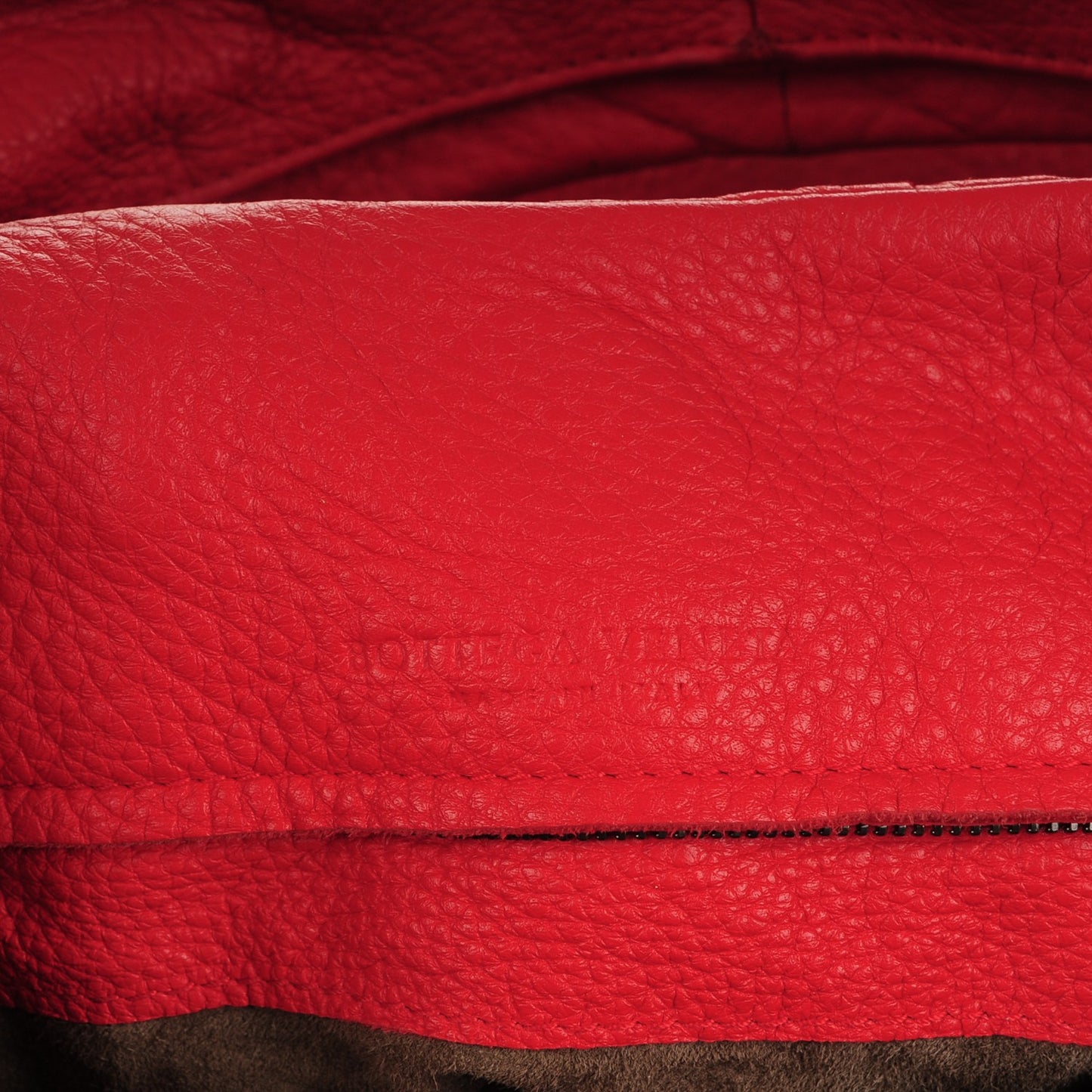Cervo Deerskin Large Hobo Red