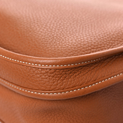 Hermes Taurillon Clemence Evelyne III GM Gold 10 of 13