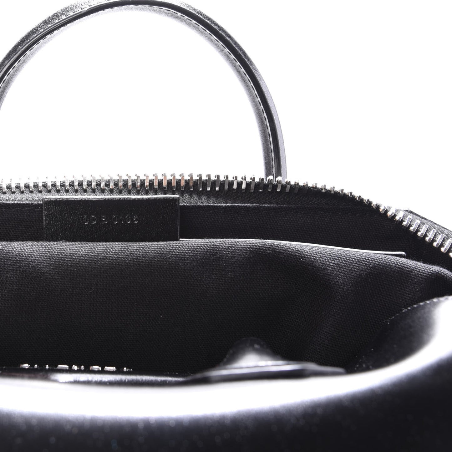 Shiny Lord Calfskin Medium Antigona Black