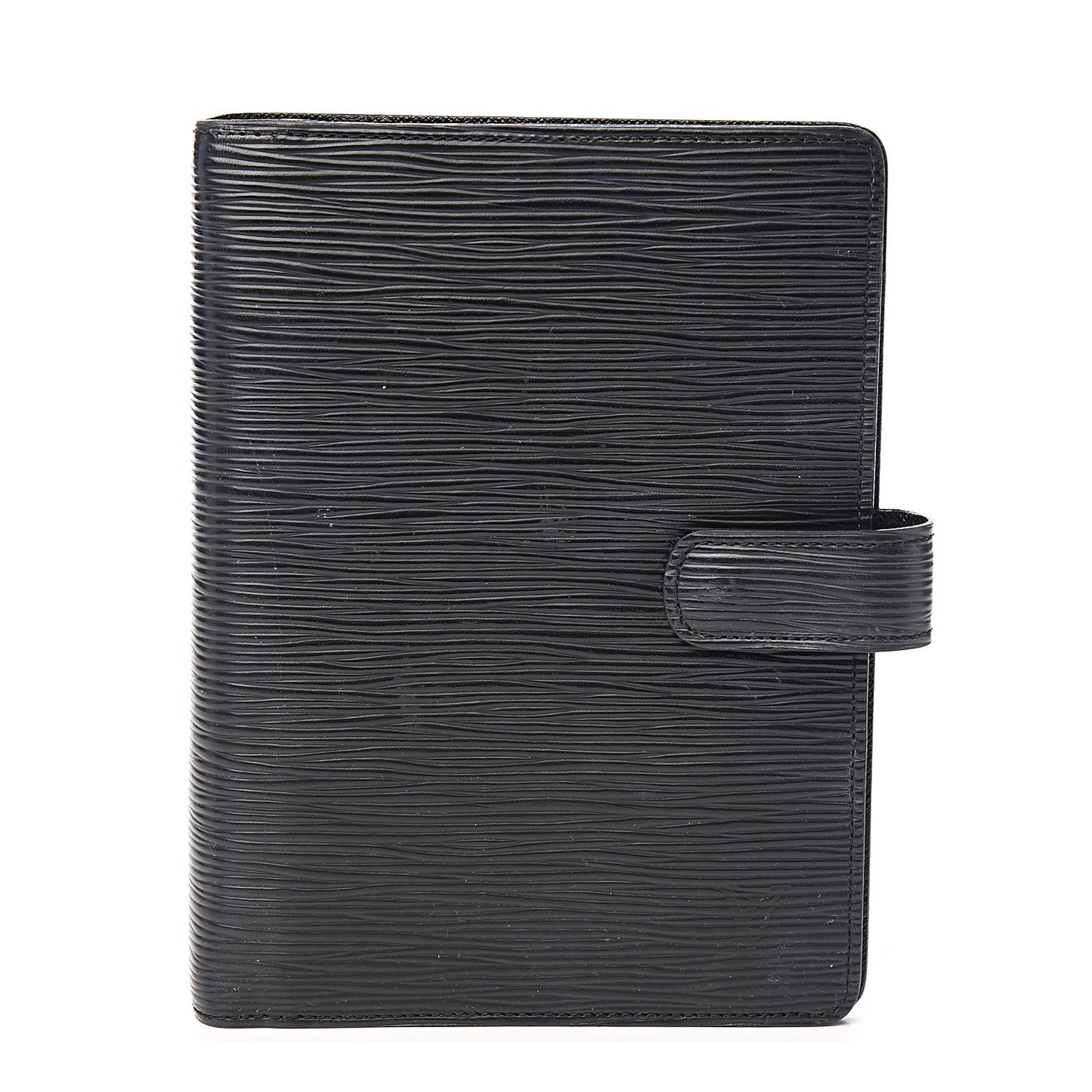 Epi Medium Ring Agenda Cover Black