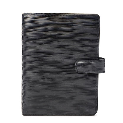 Louis Vuitton Epi Medium Ring Agenda Cover Black 1 of 7