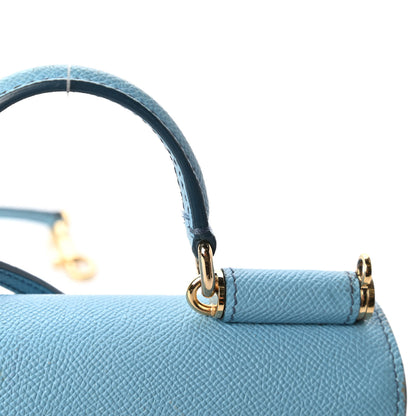 Dolce & Gabbana Dauphine Mini Miss Sicily Satchel Blue 12 of 12