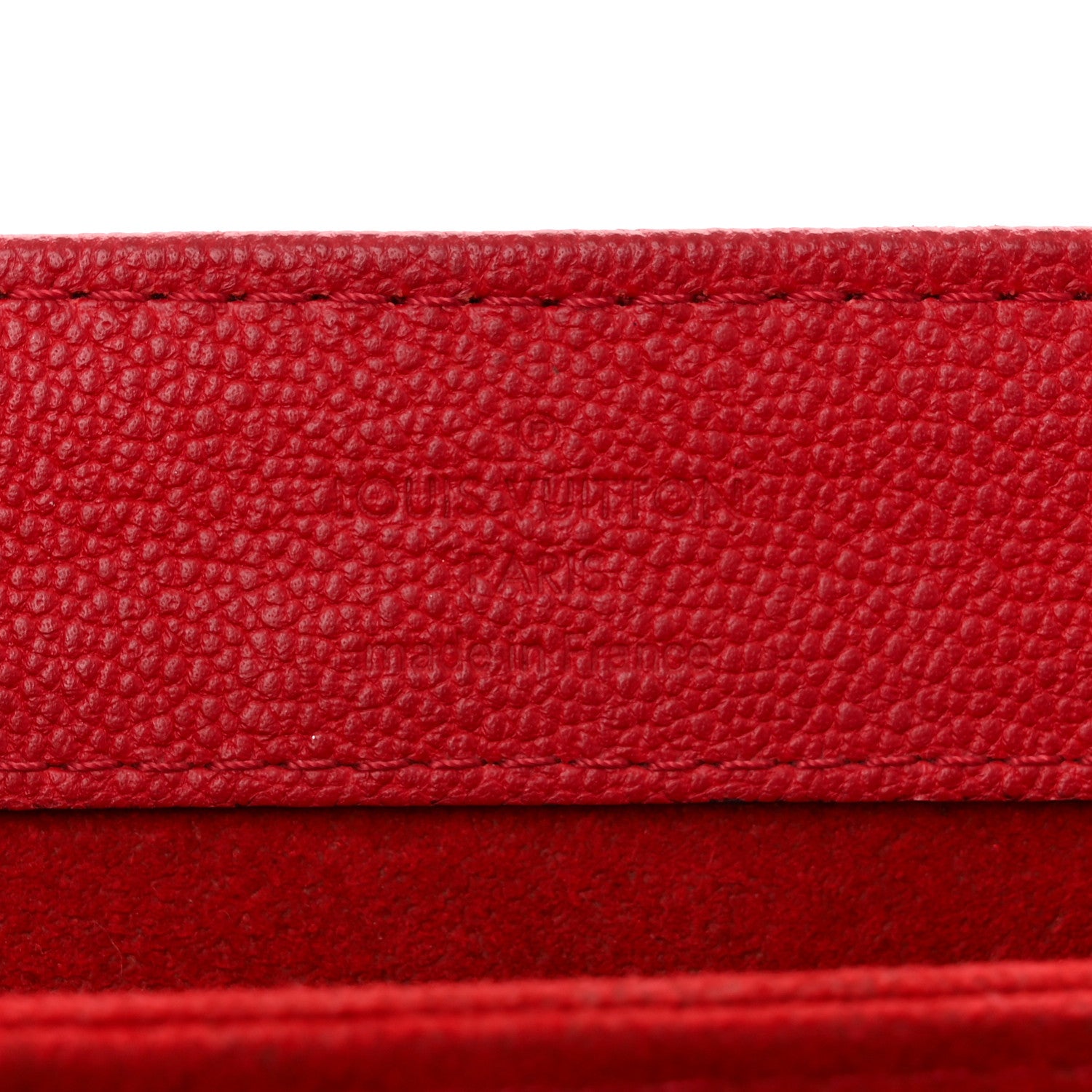 Louis Vuitton Monogram Cuir Plume Ecume Very Chain Bag Rouge Rubis 6 of 10