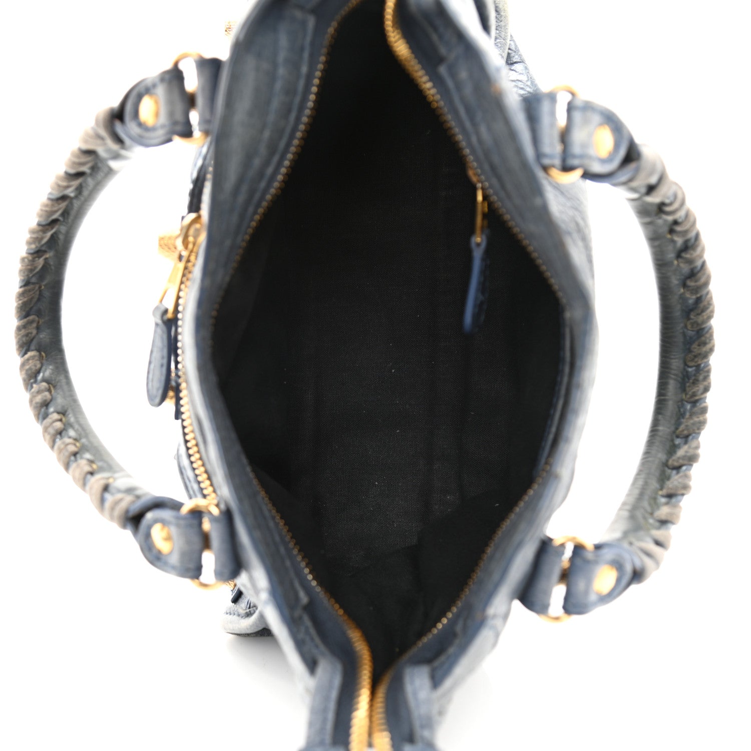 Balenciaga Agneau Giant 12 Gold Hardware Mini City Bleu Persan 5 of 17