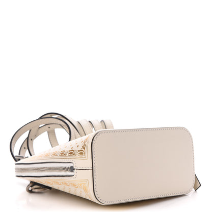 Gucci X SEGA Calfskin GUCCY Stars Mini Dome Shoulder Bag Mystic White Gold 4 of 11