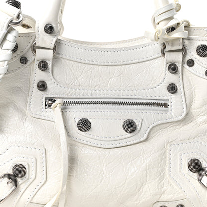 Balenciaga Agneau Arena Neo Cagole Handbag XS Optic White Optic White 8 of 10