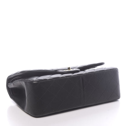 Chanel Lambskin Quilted Jumbo Double Flap Black 4 of 13