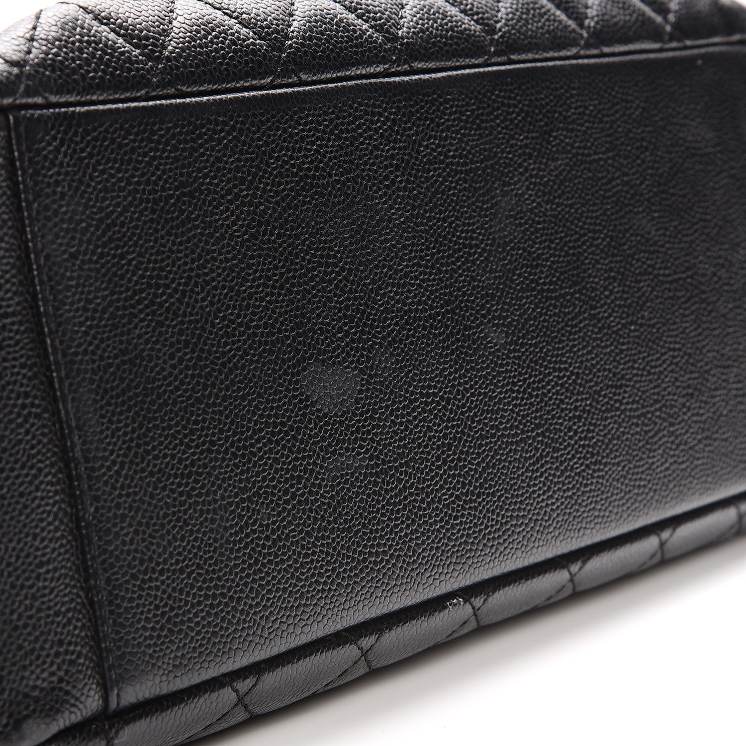 Chanel Caviar Quilted Grand Shopping Tote GST Black 8 of 8