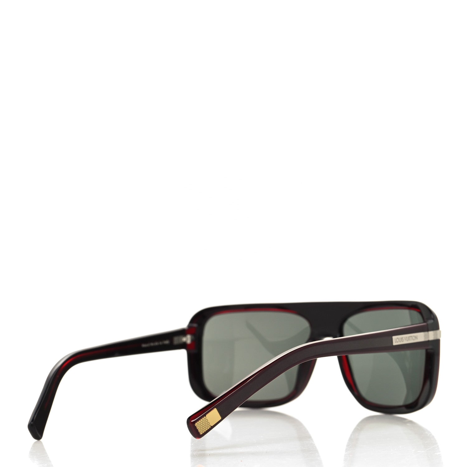 Louis Vuitton Acetate Carre Sunglasses Z0276W 4 of 7