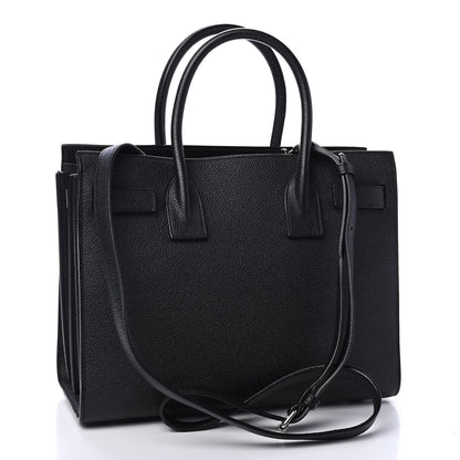 Saint Laurent Grained Calfskin Baby Sac De Jour Black 2 of 4