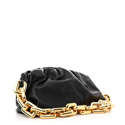 Bottega Veneta Calfskin The Pouch Chain Black 3 of 10
