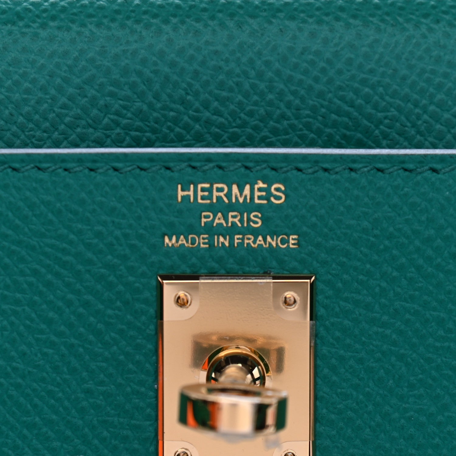Hermes Epsom Kelly Sellier 25 Vert Jade 6 of 10
