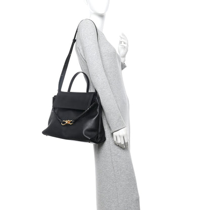 Bottega Veneta Silky Calfskin Medium Ciao Ciao Black 2 of 9