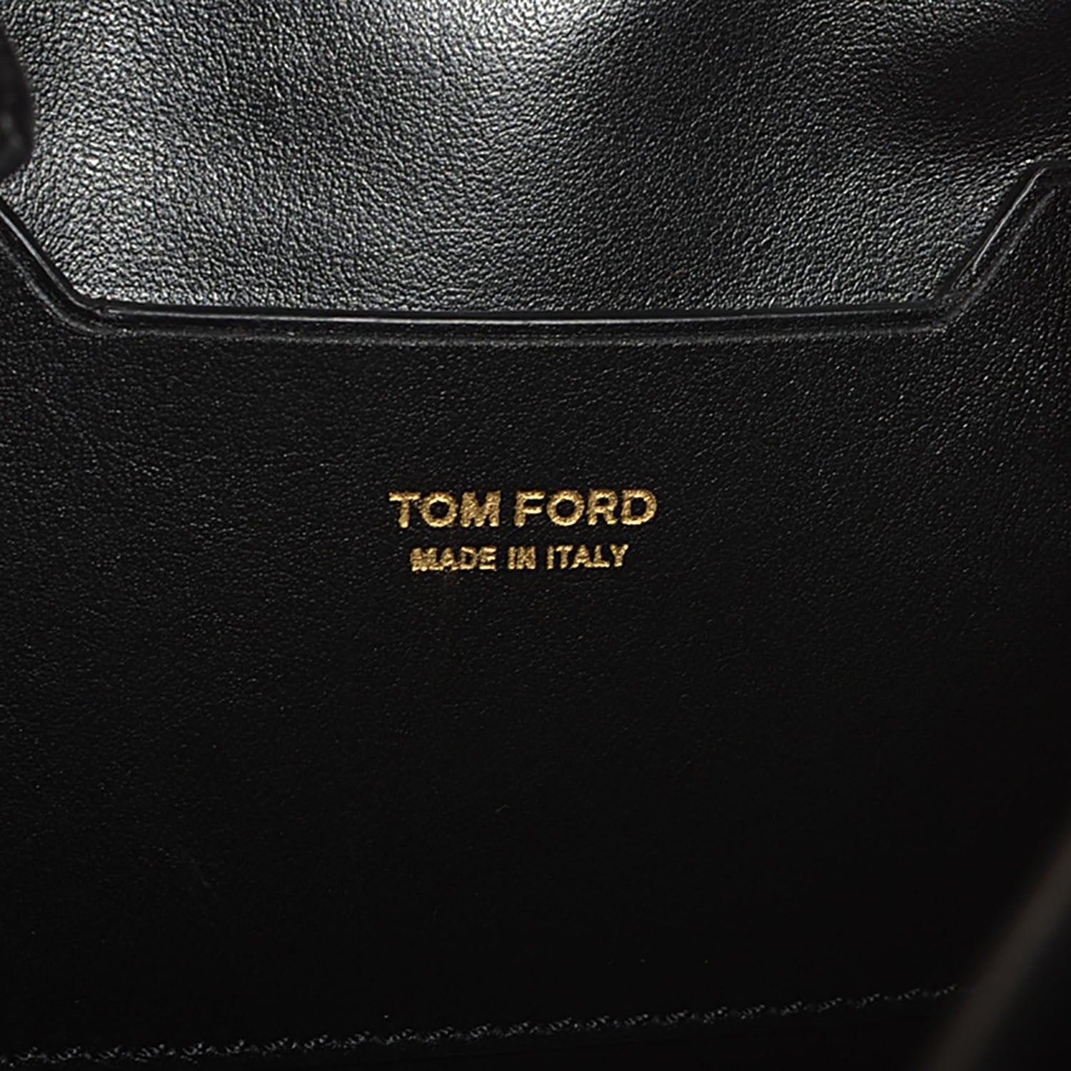 Tom Ford Calfskin Small Tassel Bucket Bag Black 7 of 8