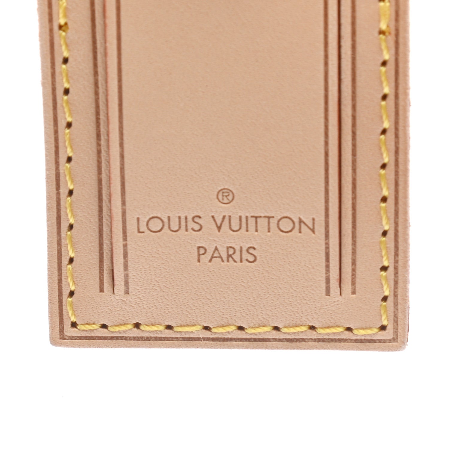 Louis Vuitton Vachetta Luggage Tag 3 of 3